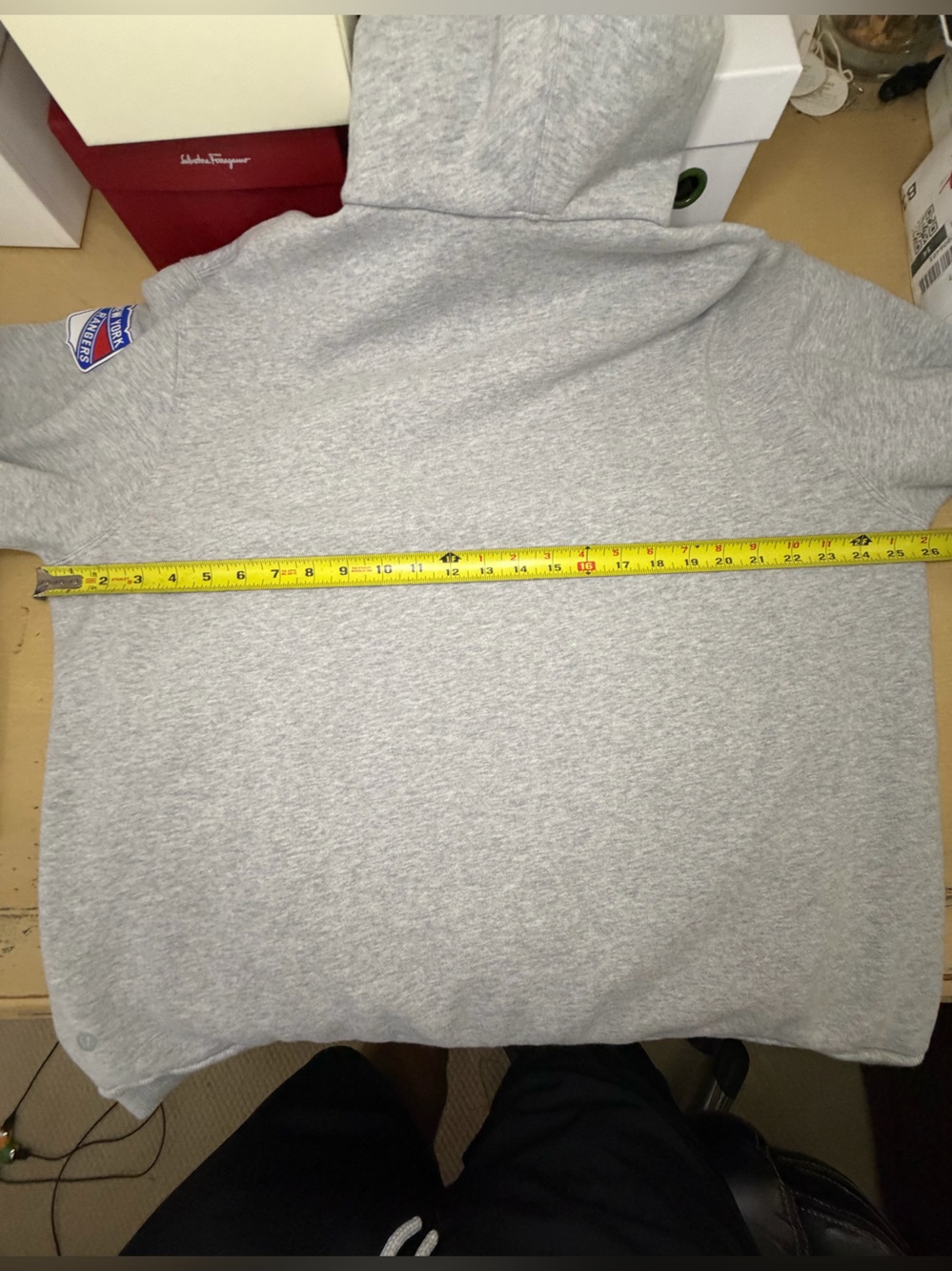 New York Rangers lululemon Steady State Pullover Hoodie - Heathered Silver Drop - Picture 7 of 8